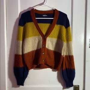 Block striped sweater